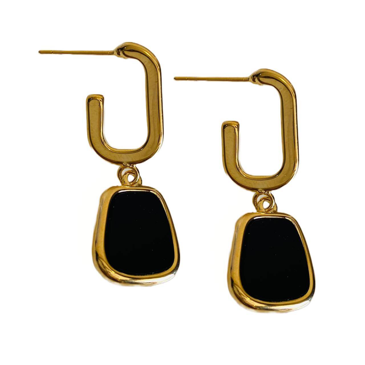 Fancy hot sale black earrings