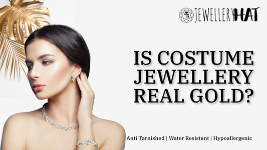 Is costume jewelry real gold?