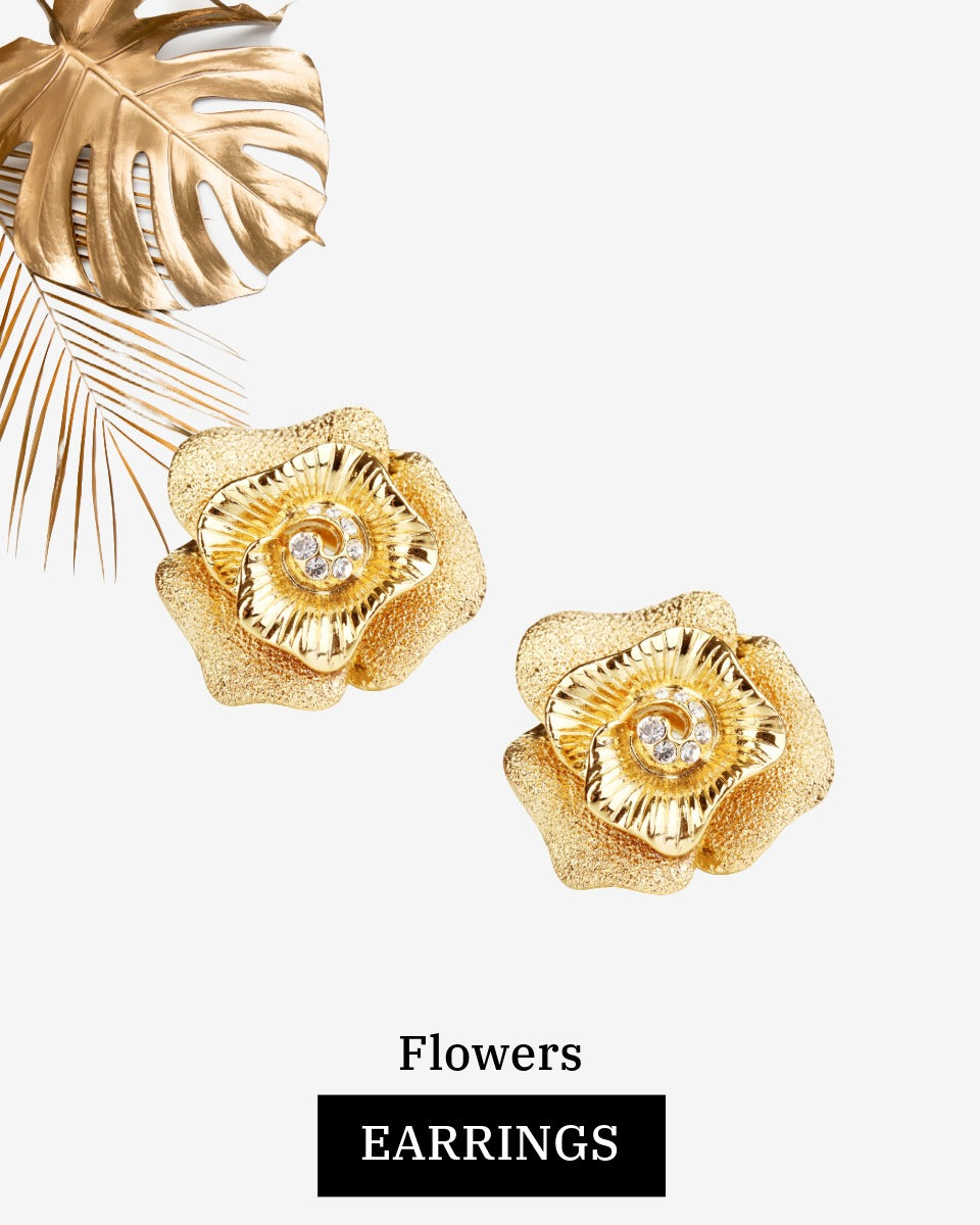 flower earrings