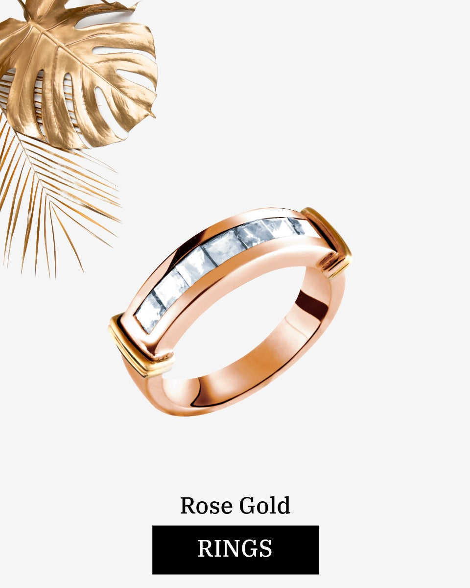 rose gold rings