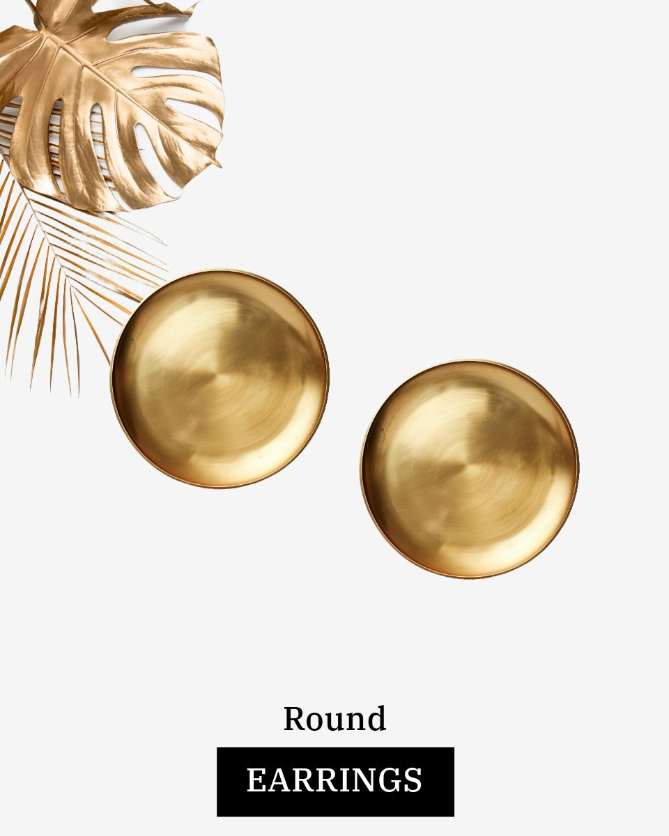 round earrings