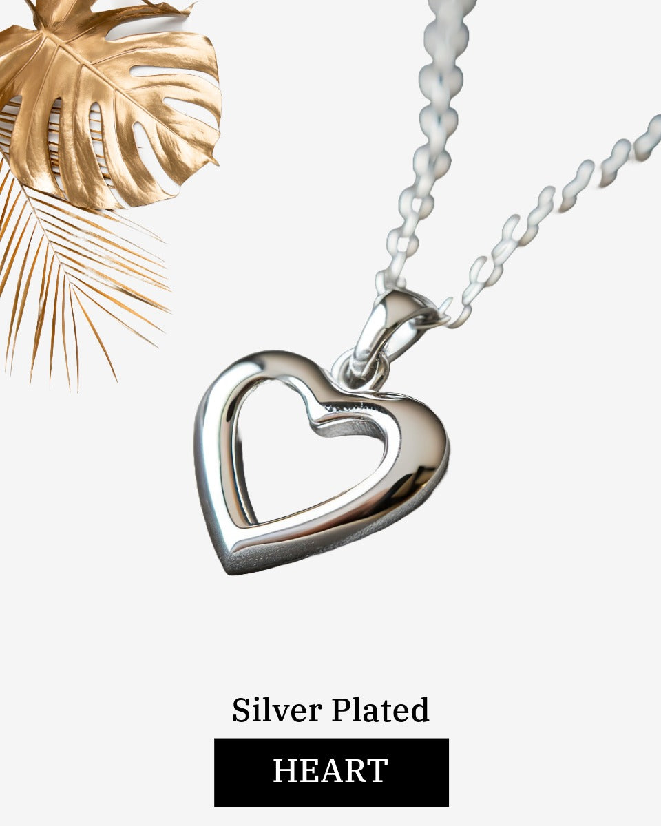 Silver Plated Heart Jewellery