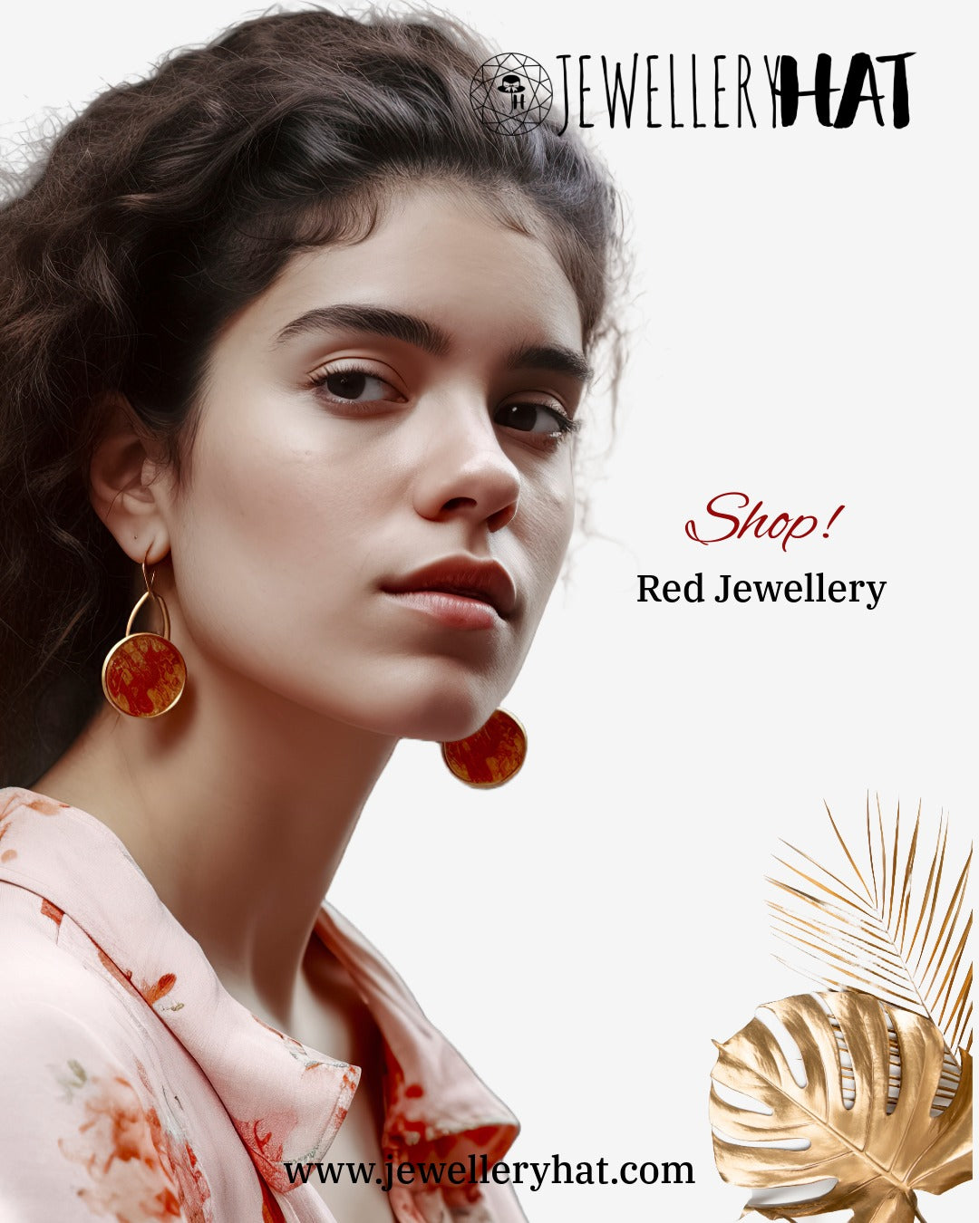 red colour jewellery