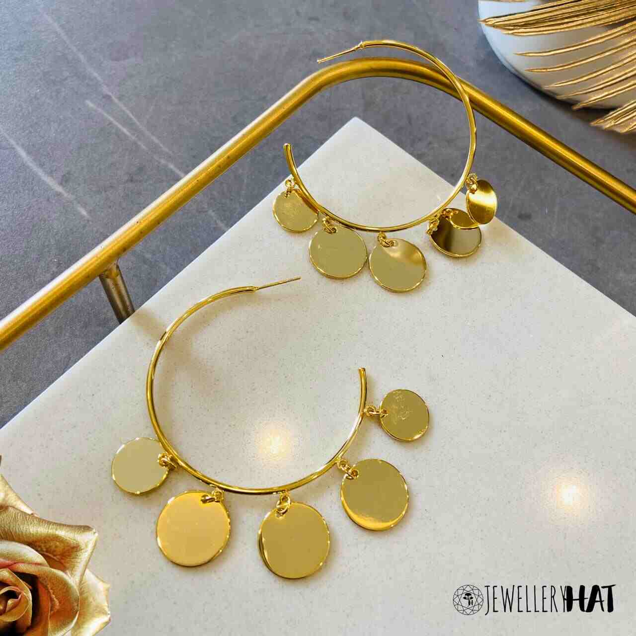 Artificial Earrings Gold Jewellery Hat