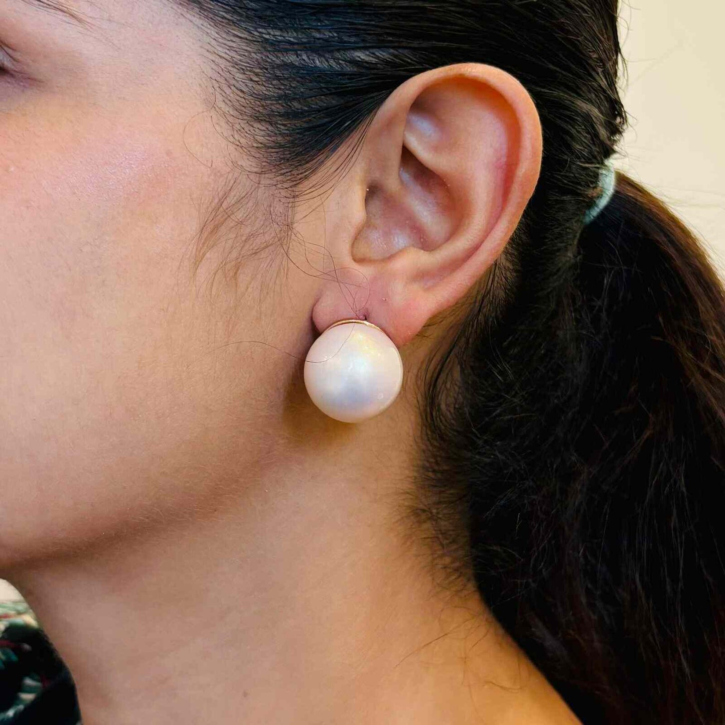 Artificial Pearl Earrings