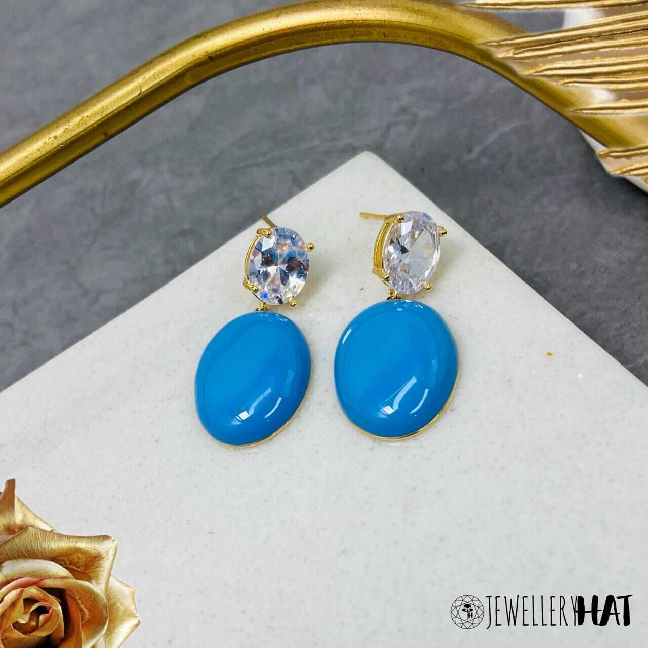 Azure Blue Earrings