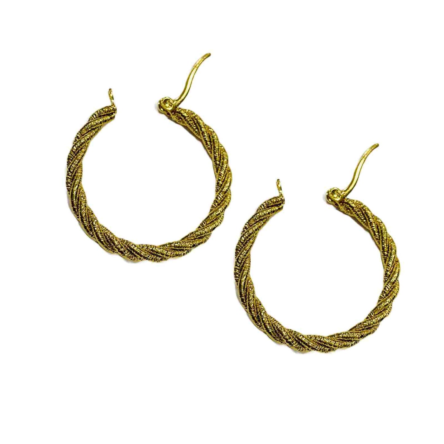 Bali Designs in Gold | Gold Plated Hoop Earrings for Women | Modern Jewellery