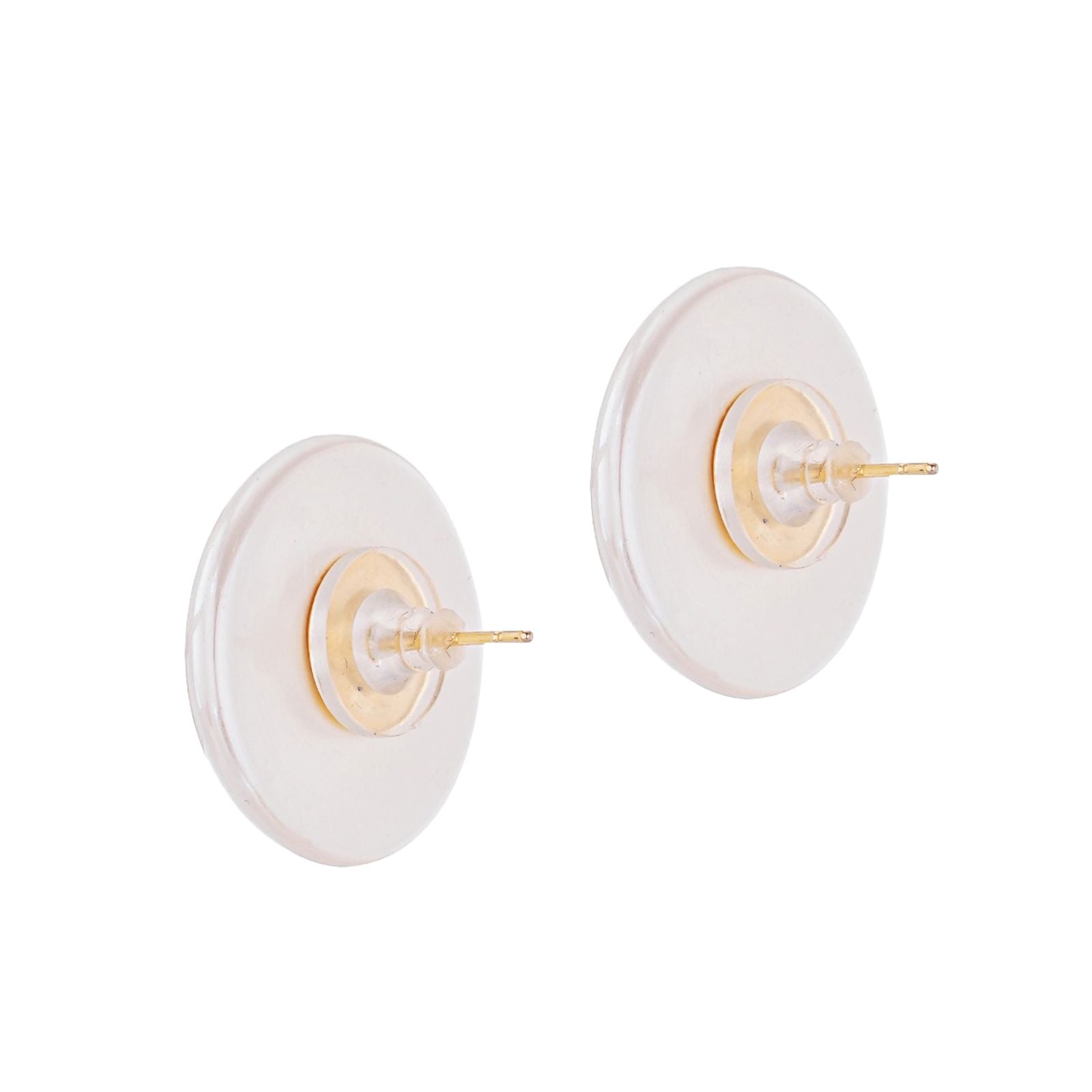 Big Pearl Studs | 30mm Diameter | Flat Back | Light Weight Pearl Studs | Fancy Jewellery | April 2023