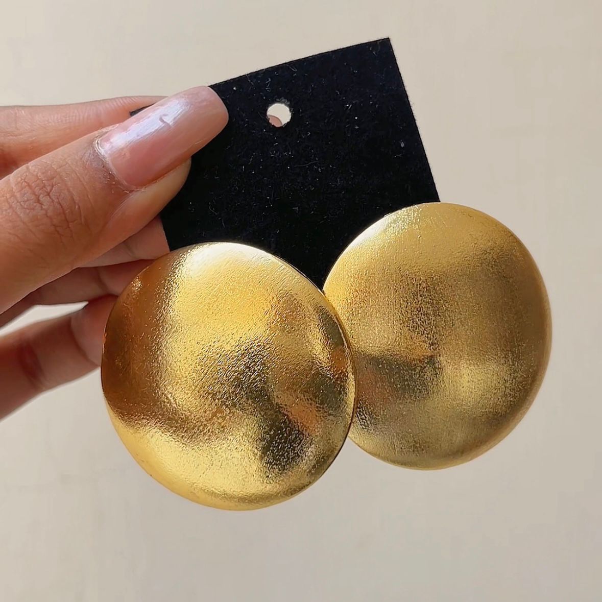 Big Round Gold Earrings | Masaba Earrings | Fashion Jewellery | January 2023