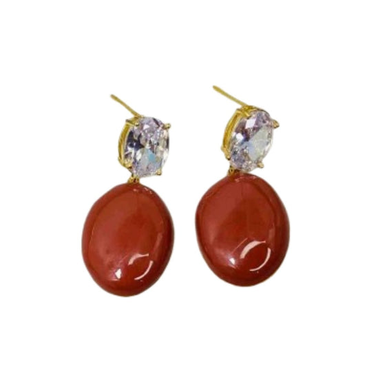 Tea Colour Earrings