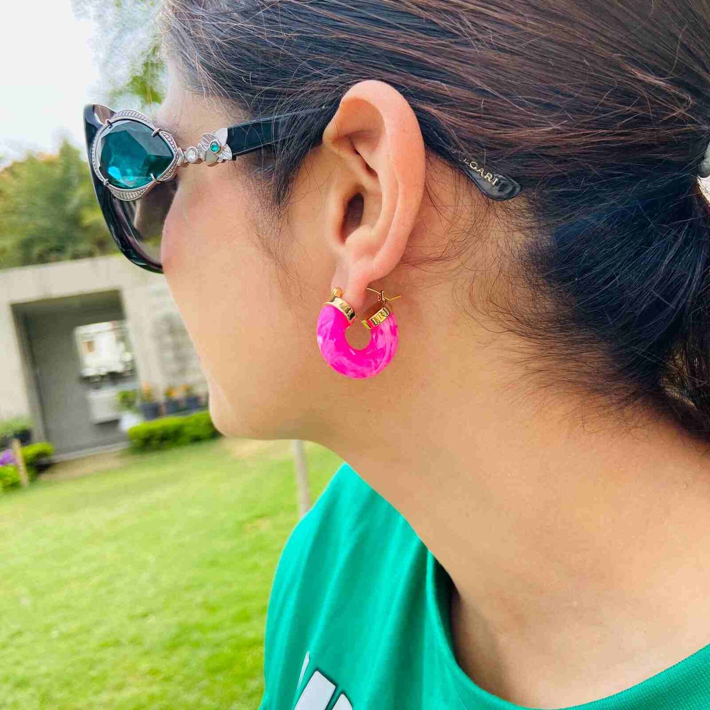 Candy Pink Earrings