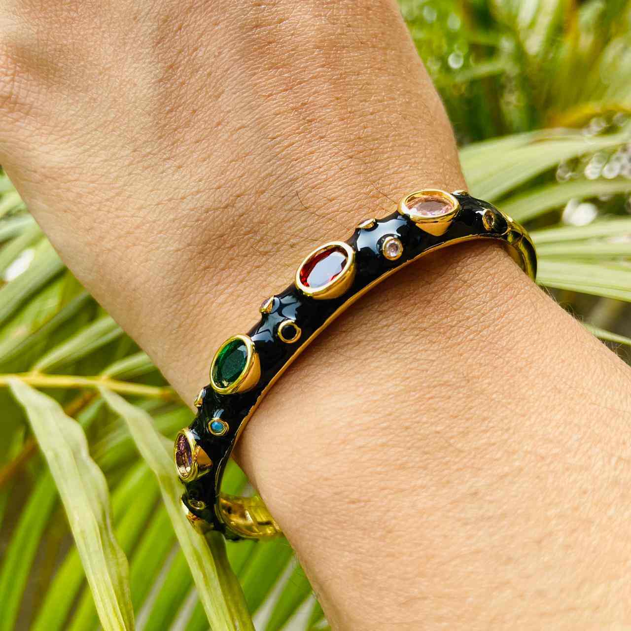 Candy Yum Yum Bracelet | Pitch Dark Black Kada