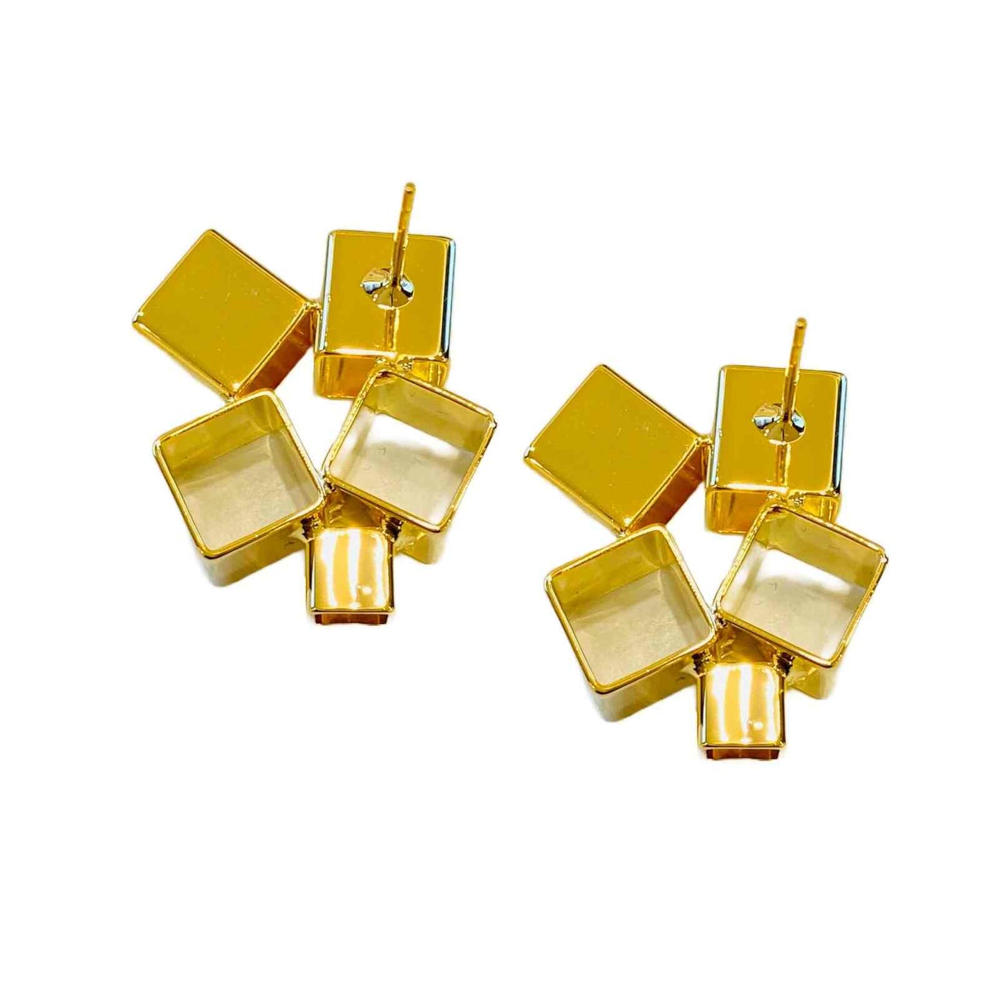 Contemporary Earrings | Gold Colour Earrings | Earrings for Girls