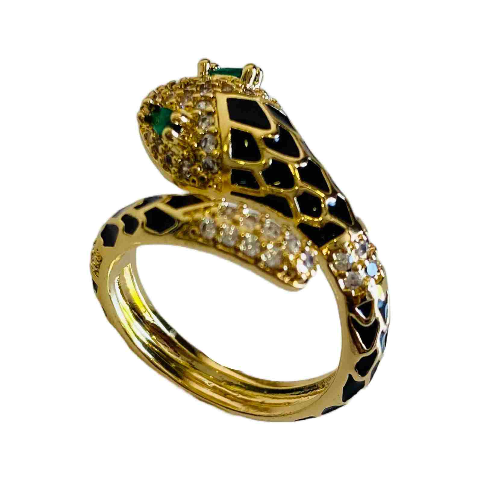 Solid Gold Snake Ring | House of Magic Treasures