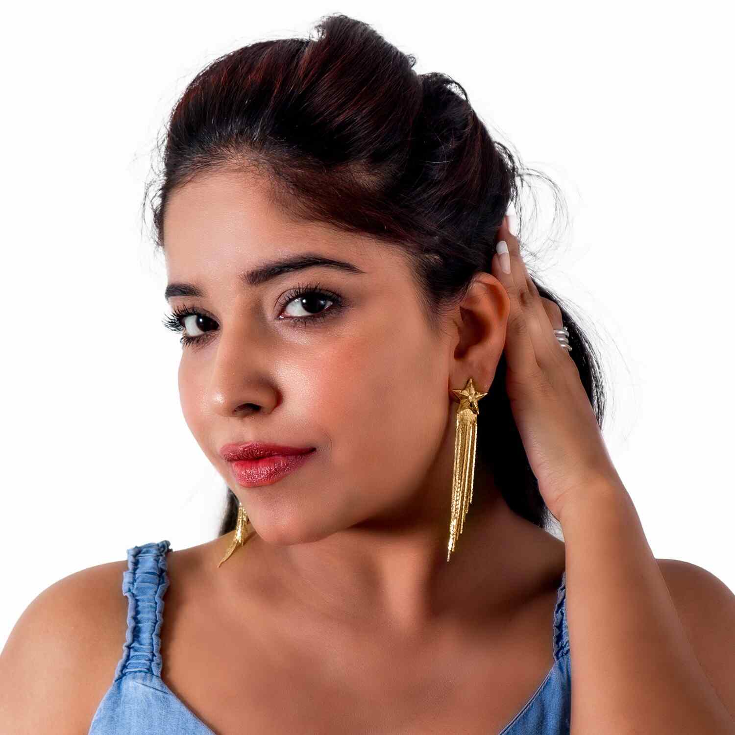 Ear Hangings Gold | Long Earrings for Women | Fashion Jewelry