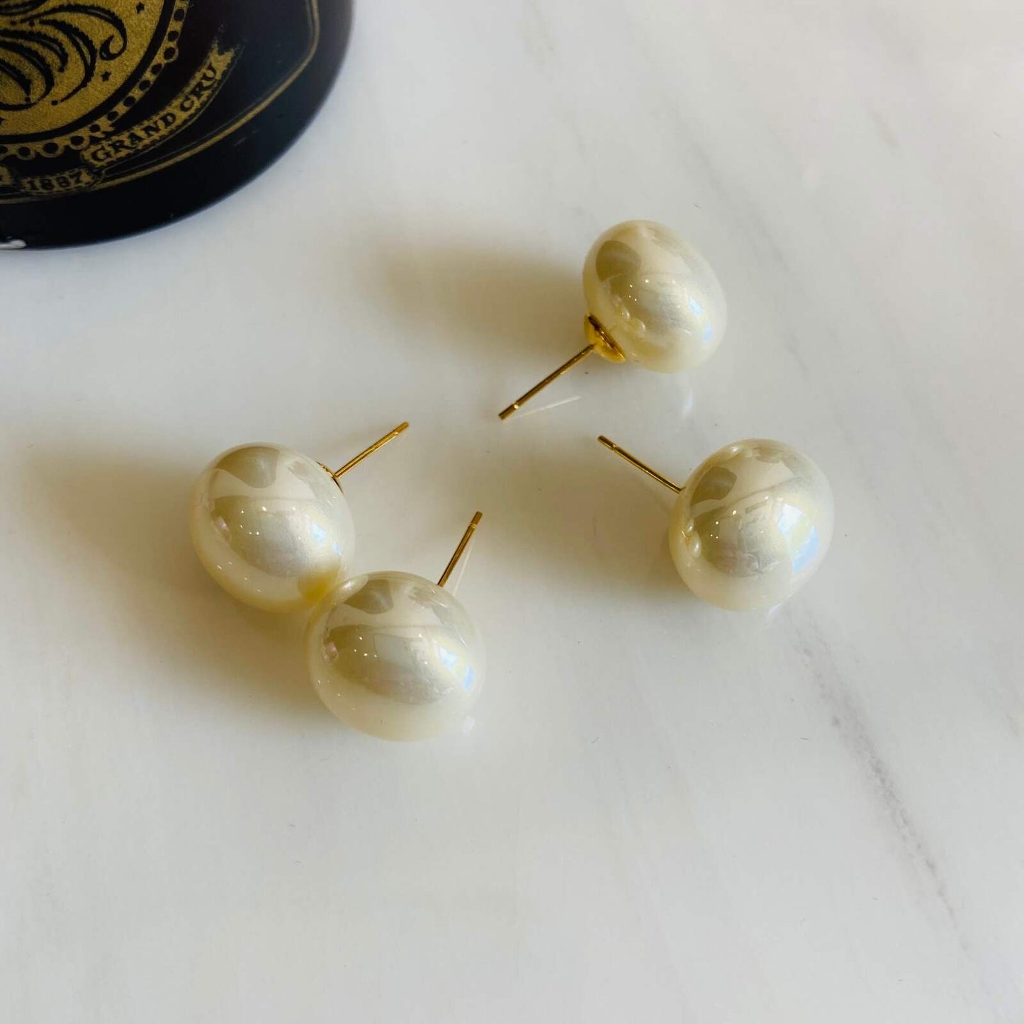 Earrings Aureate Pearls - Gold Plated - Premium Collection Fashion Jewellery August - September 2022 Western Jewellery