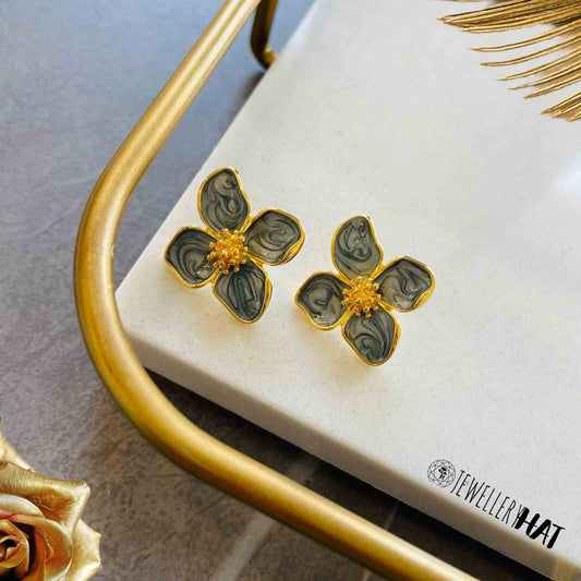 Earrings Flower Stud