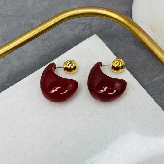 Earrings In Red Colour