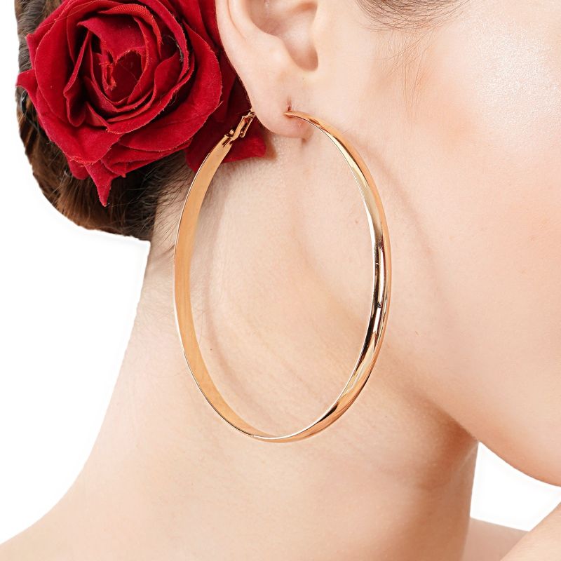 Earrings Trending | Big Round Gold Plated Earring for Girls | Artificial Jewelry