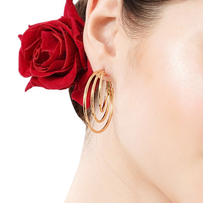 Earrings for Western Dresses | Gold Plated Earrings for Girls | Artificial jewelry