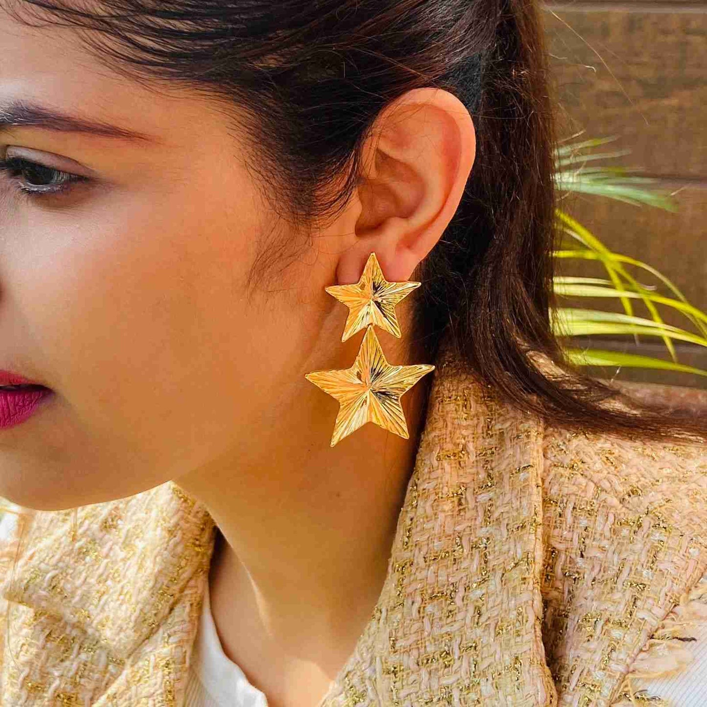 Earrings with Star