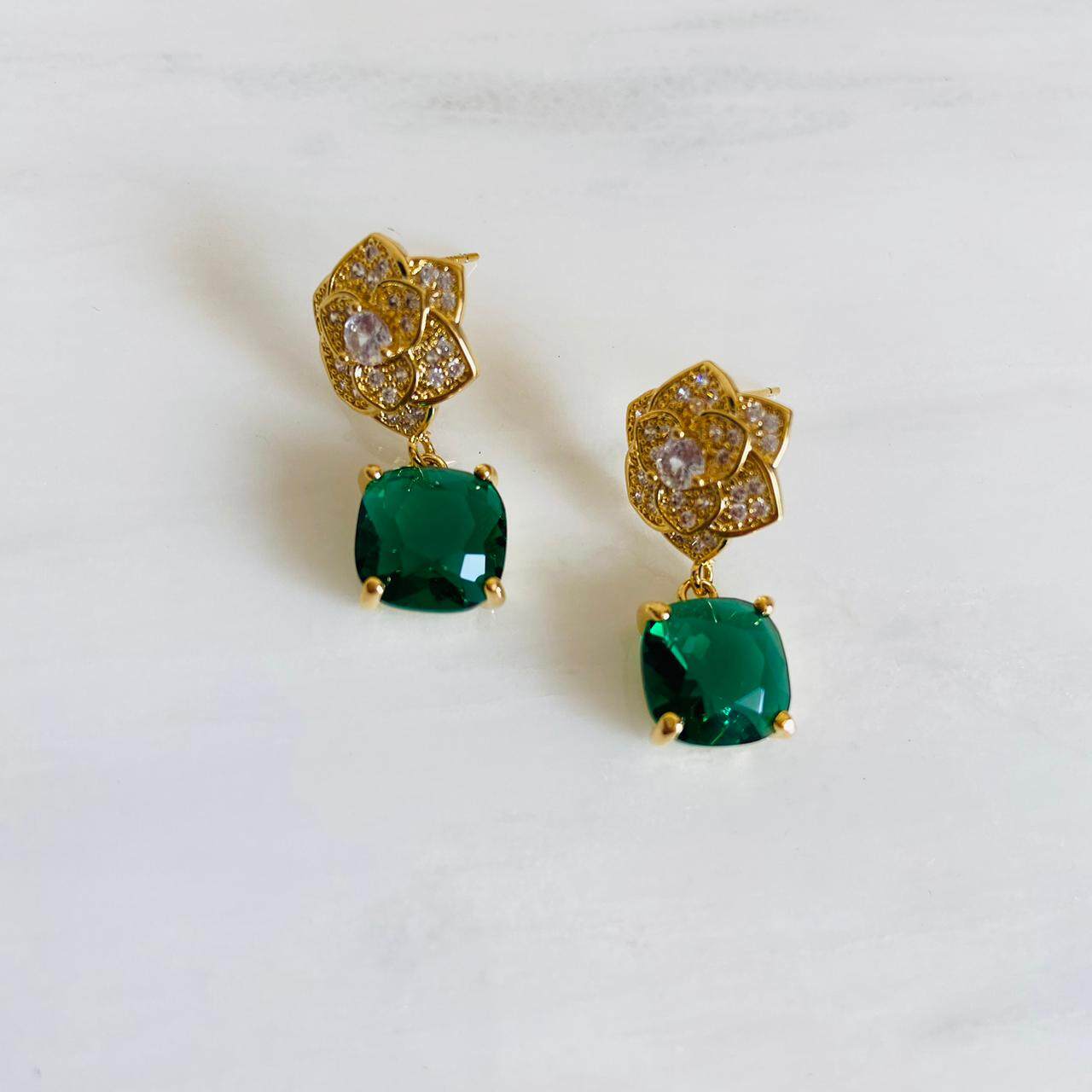 Emerald Earrings | Fashion Jewellery | February 2023