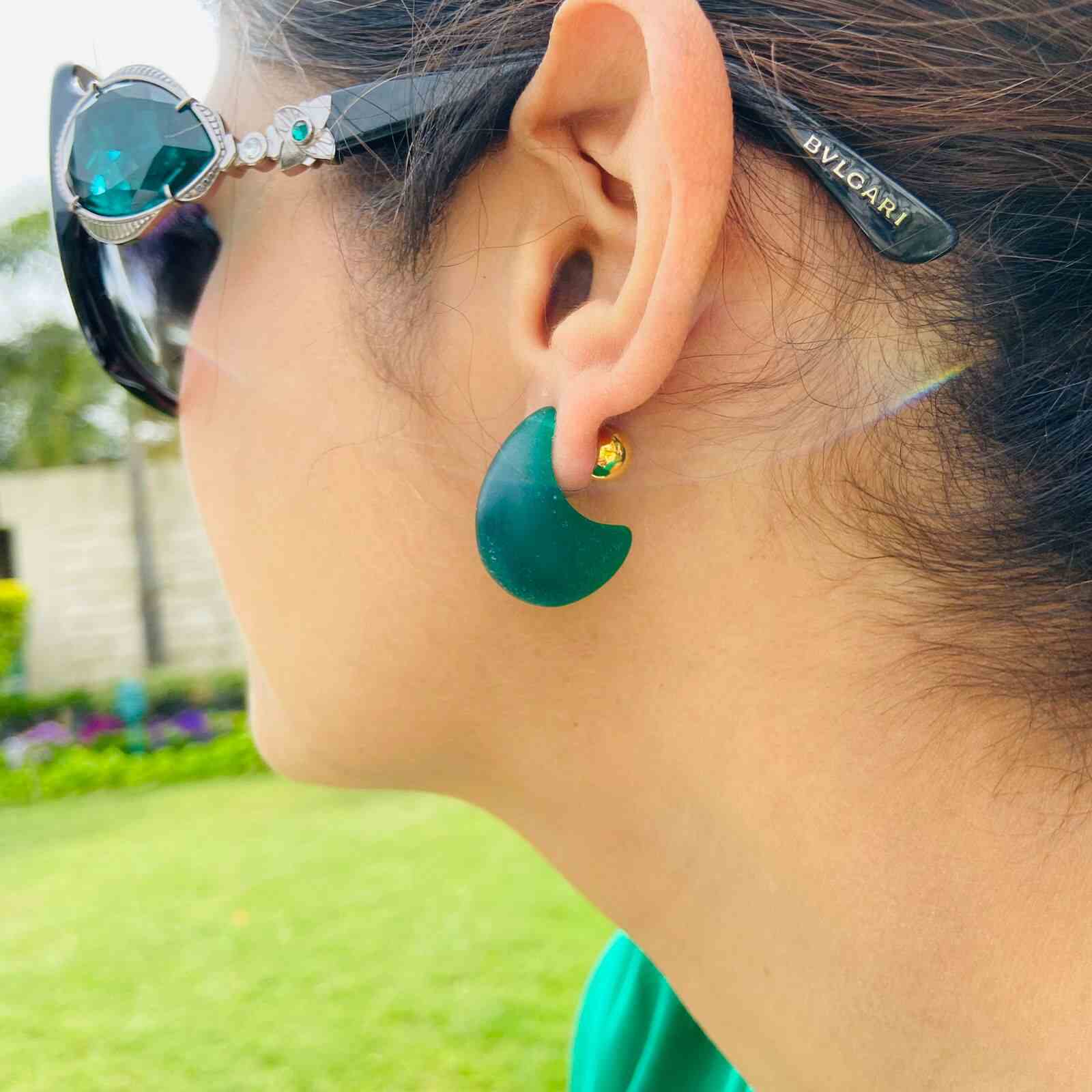 Emerald Green Earrings