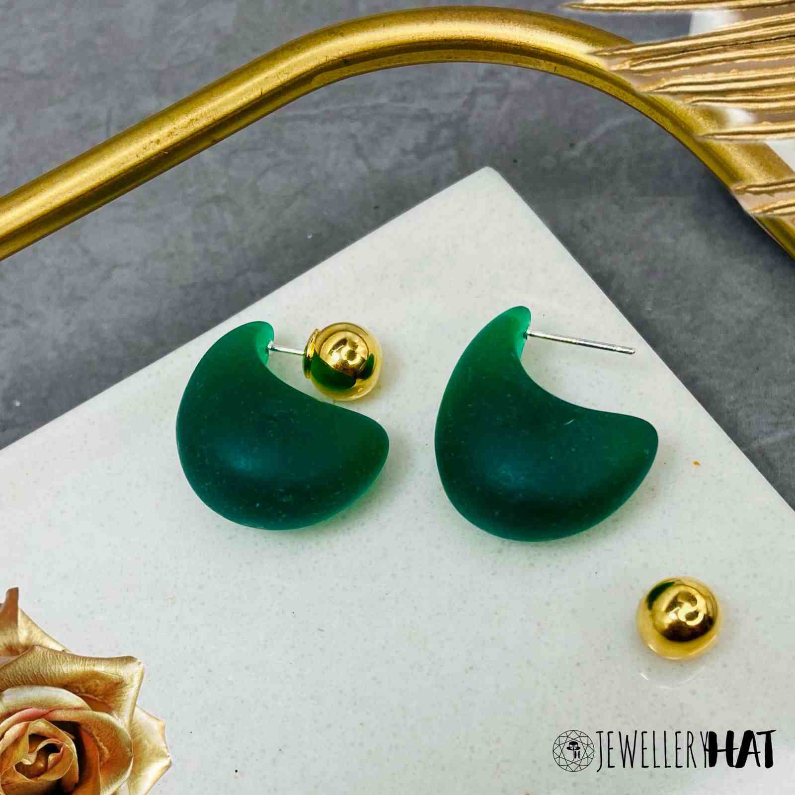 Emerald Green Earrings