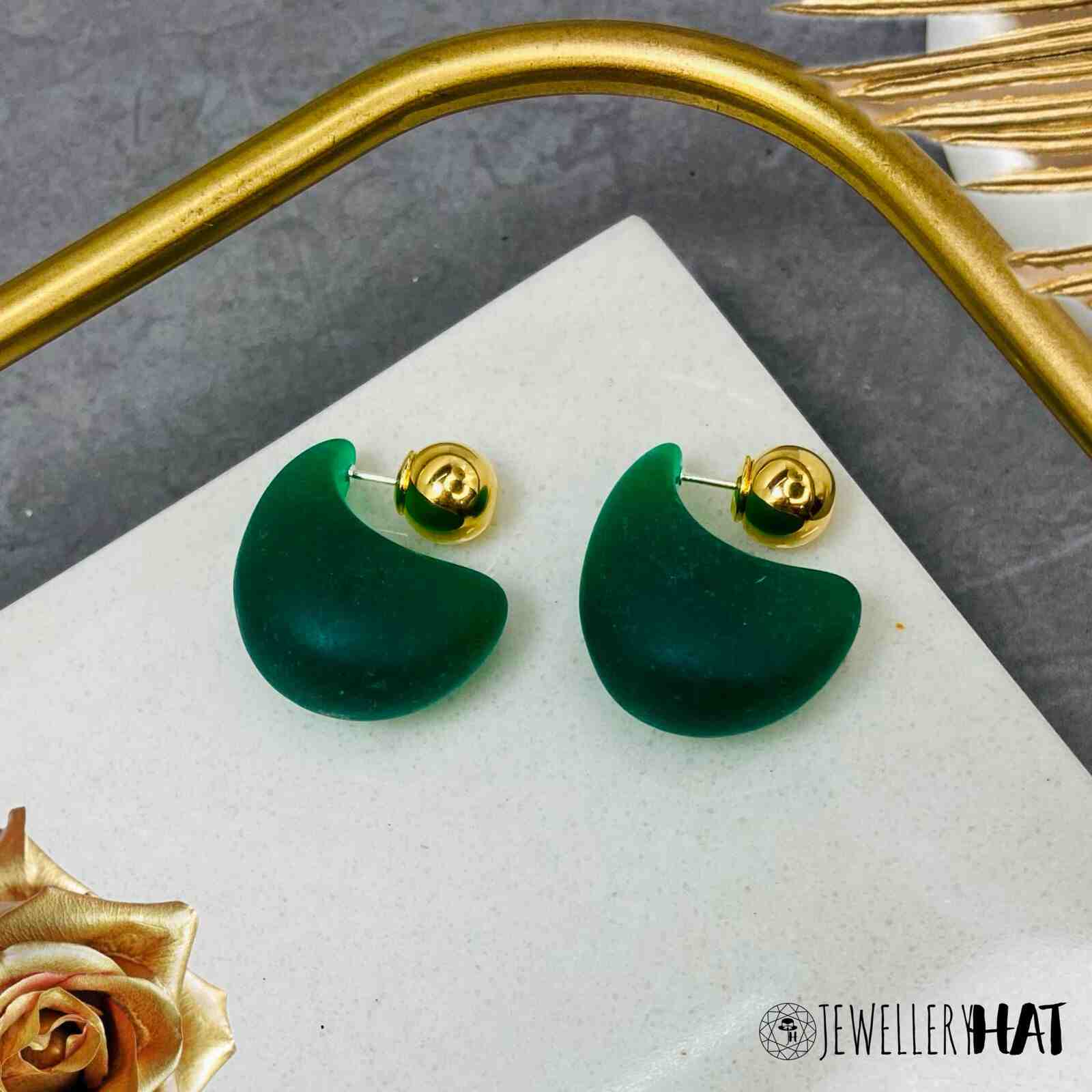 Emerald Green Earrings