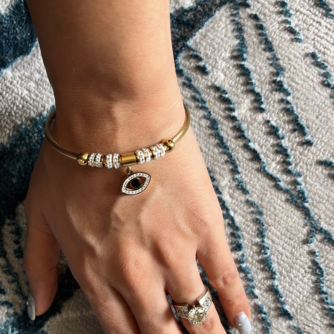 Evil Eye Bracelet With Magnetic Clasp | Magnetic EvilEye Bracelet