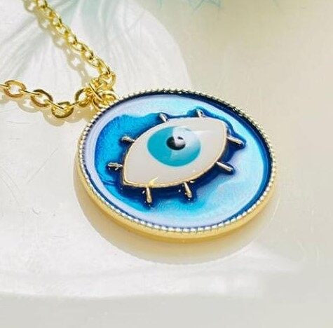 Evil Eye Pendant Gold | Fashion Jewellery | January 2023