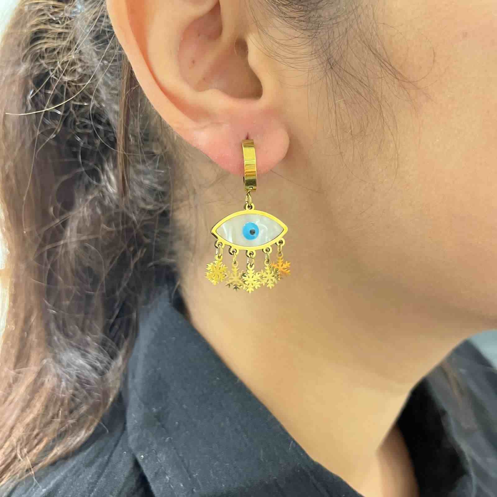 Evil Eye Stud Earrings