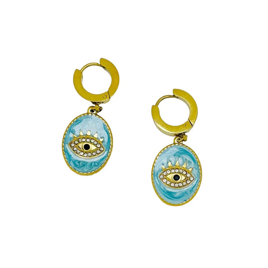 Evil Eye Dangle Earring