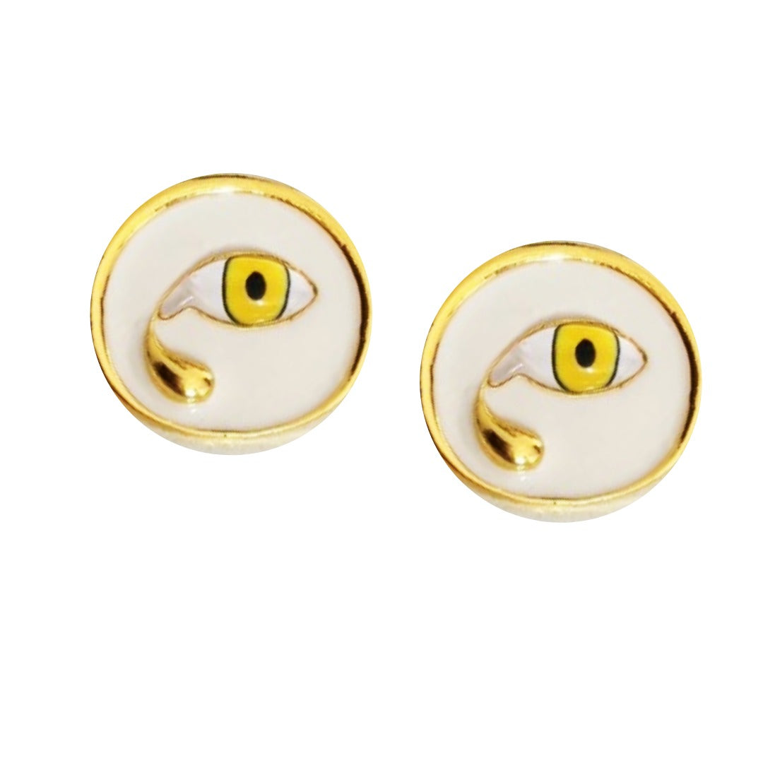 Evil eye earrings | Western Jewellery for women | Gold Plated | Trendy