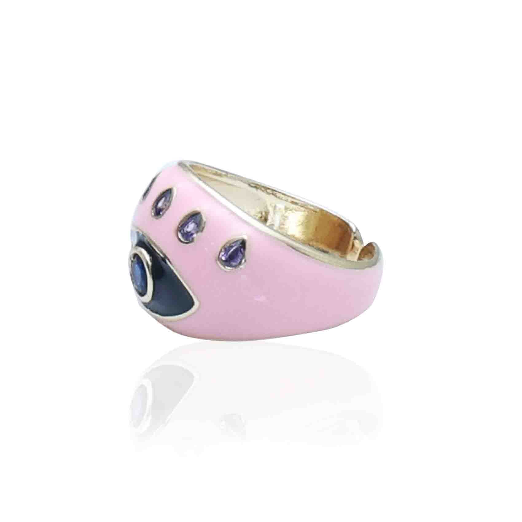 Eye Ring | Gold Plated Evil Eye Ring for Women | Artificial Jewellery