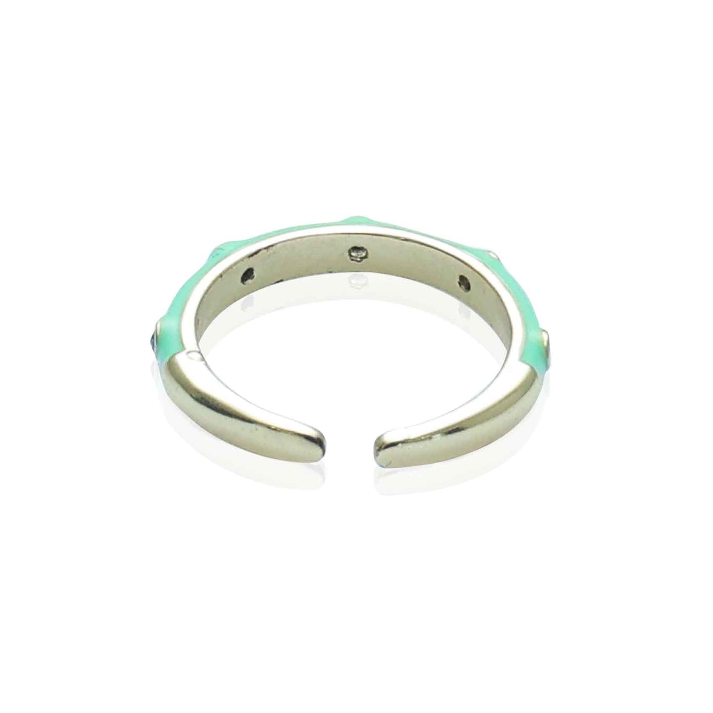 Fancy Rings Women | Light Green Ring | Gold Plated Fancy Ring for Girl | Artificial Jewellery