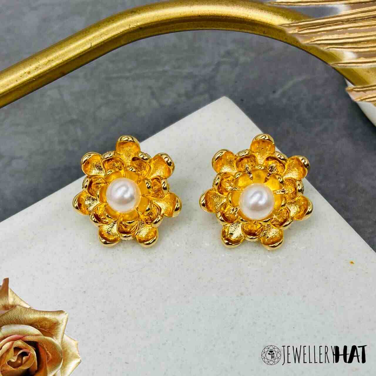 Floral Stud Earrings