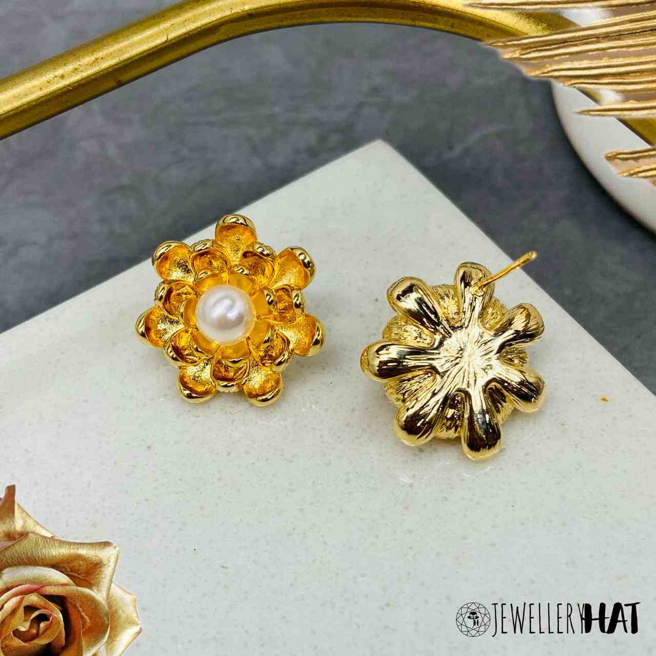 Floral Stud Earrings