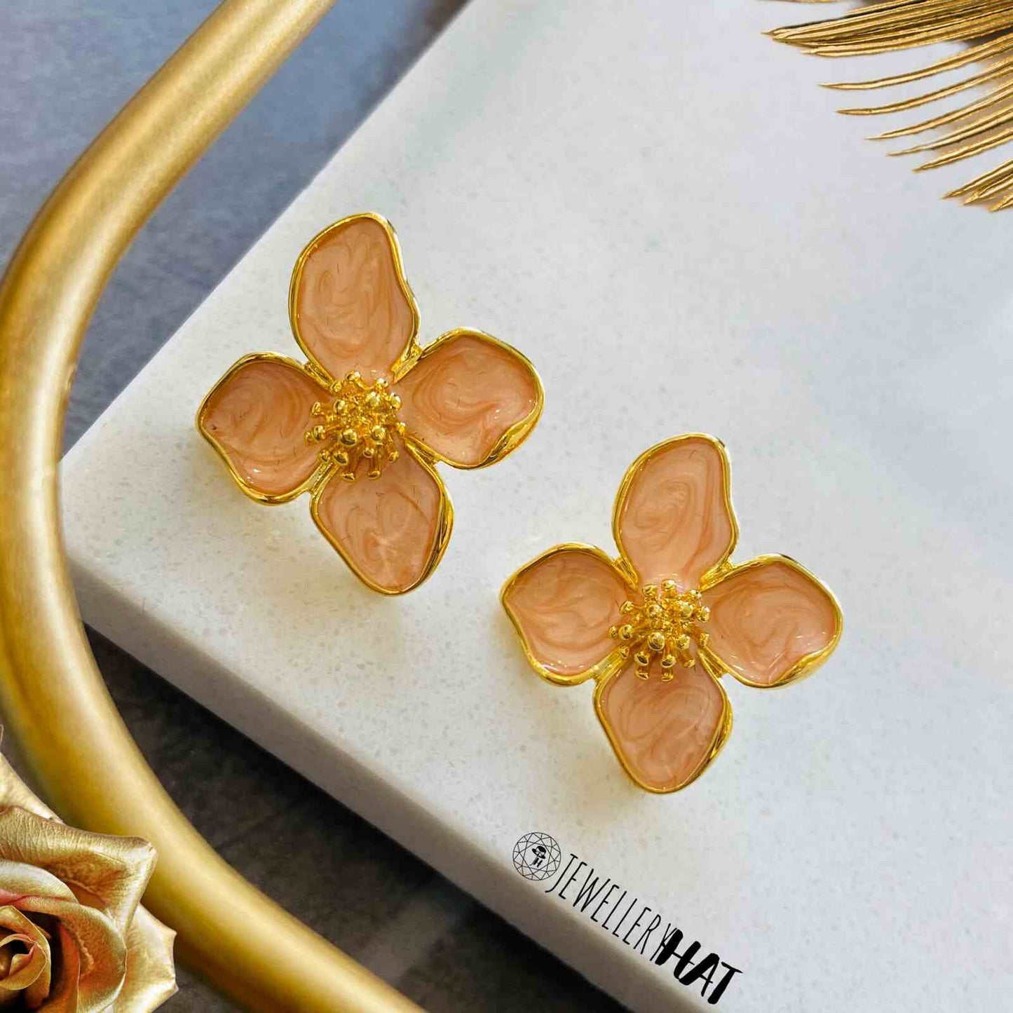 Flower Stud Earrings