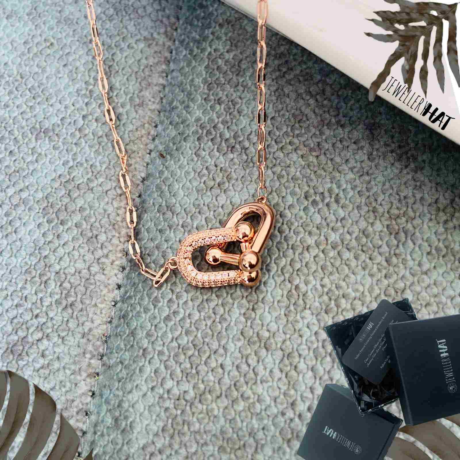 Forever Linked Necklaces | 18k Rose Gold Plated Jewellery