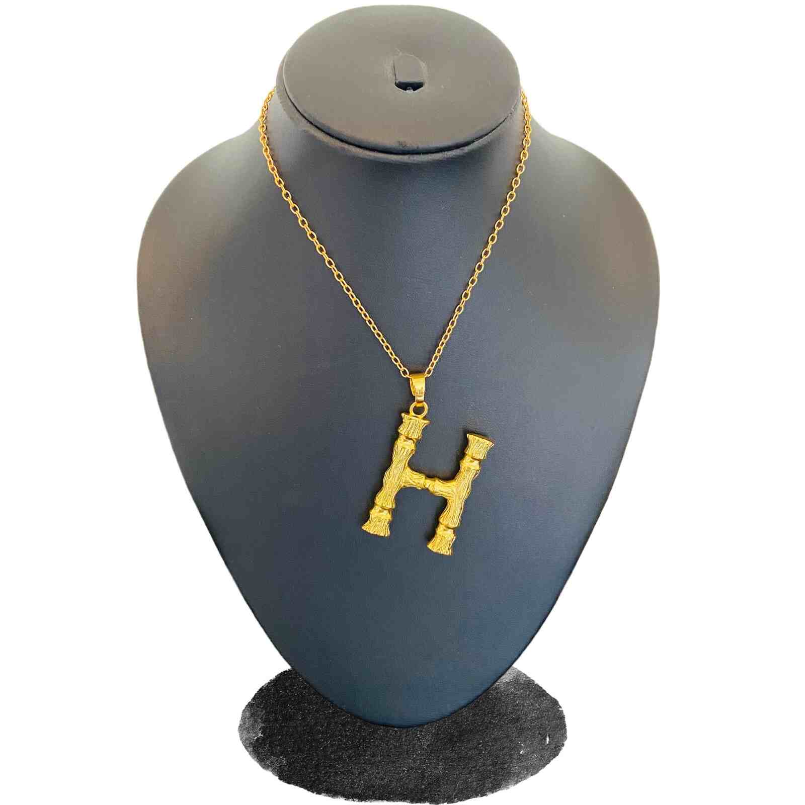 Gold Alphabet Pendant | H Alphabet Necklace for Women | Initial Necklaces