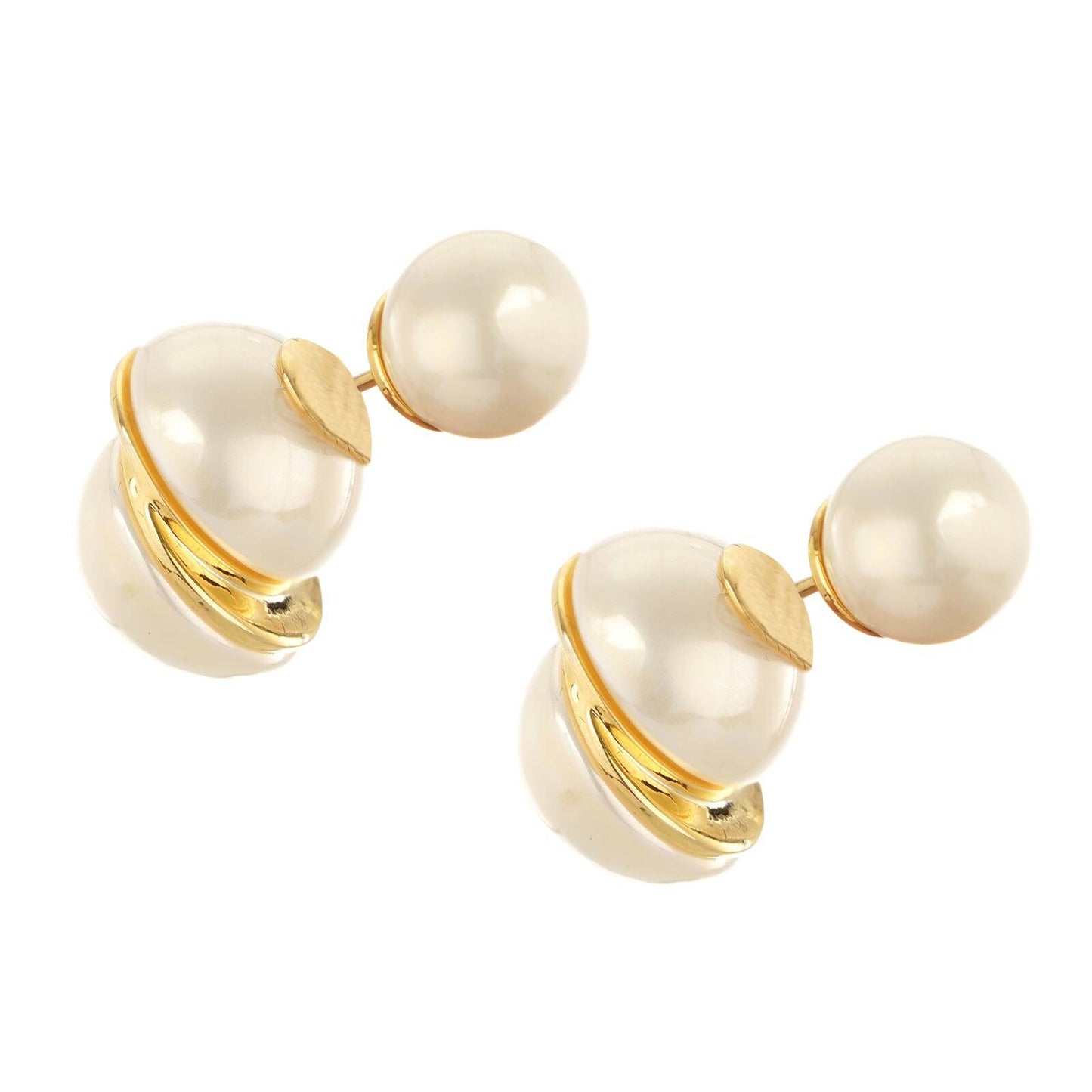 Gold And Pearl Earrings | Artificial Jewellery | Waterproof Earrings | Premium Quality