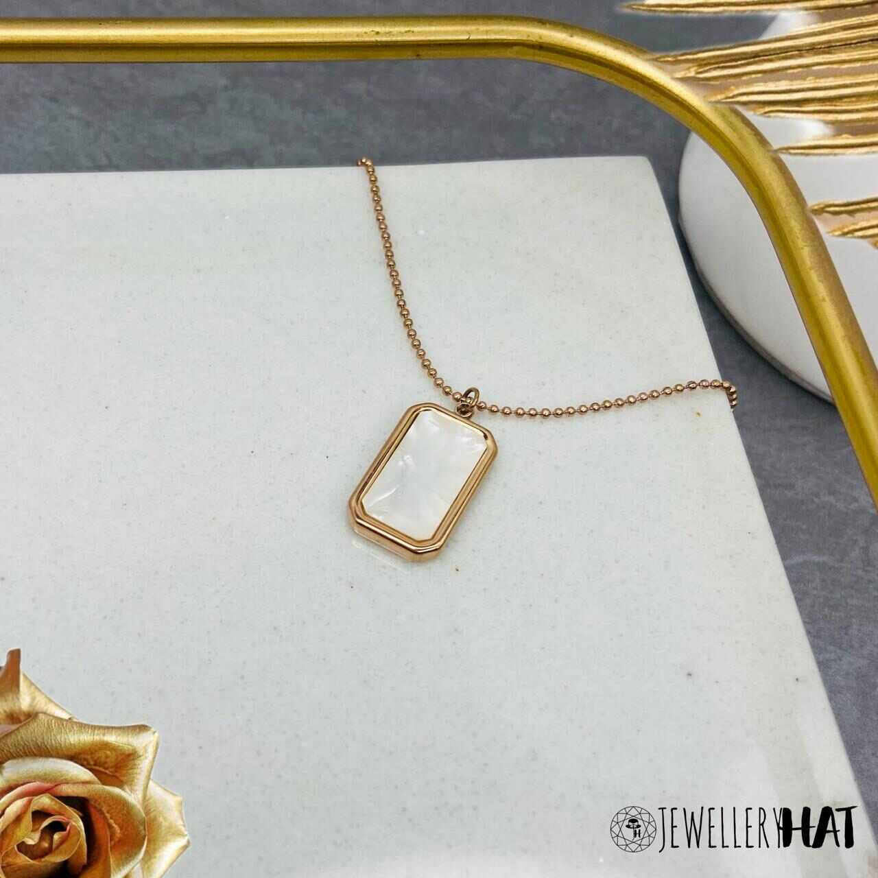 Gold Chain Rose Gold | Rose Gold Plated Necklace for Women | Artificial Jewellery