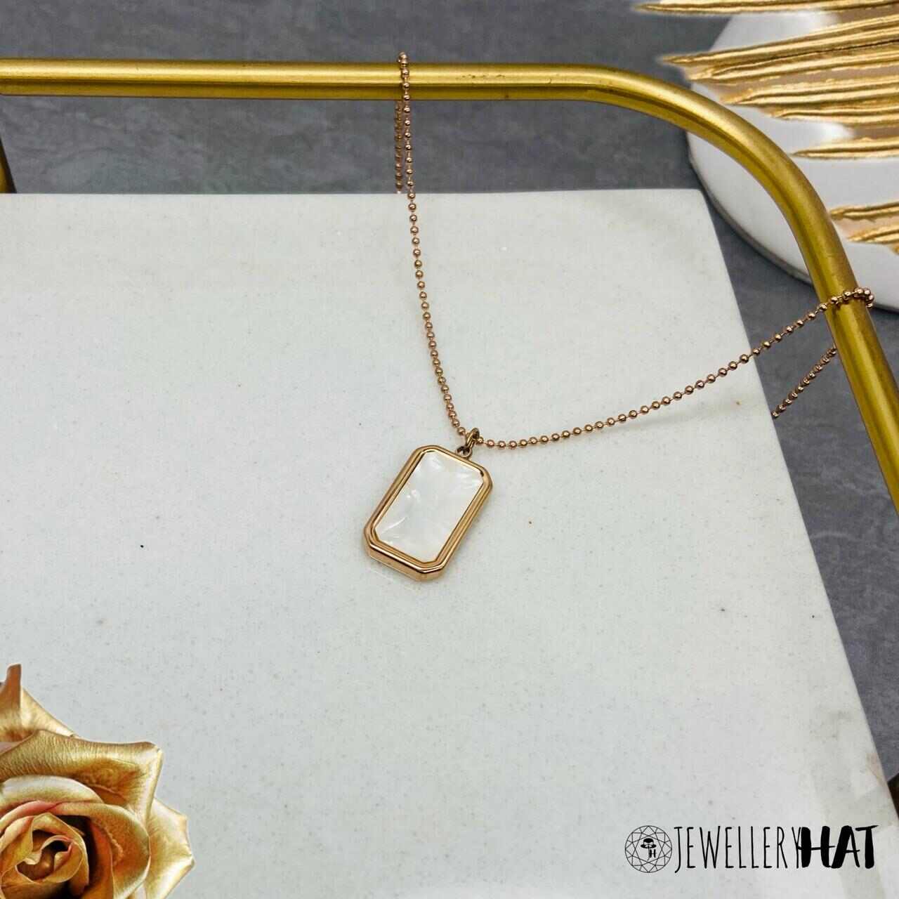 Gold Chain Rose Gold | Rose Gold Plated Necklace for Women | Artificial Jewellery