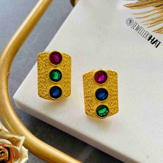 Gold Ear Studs for Women