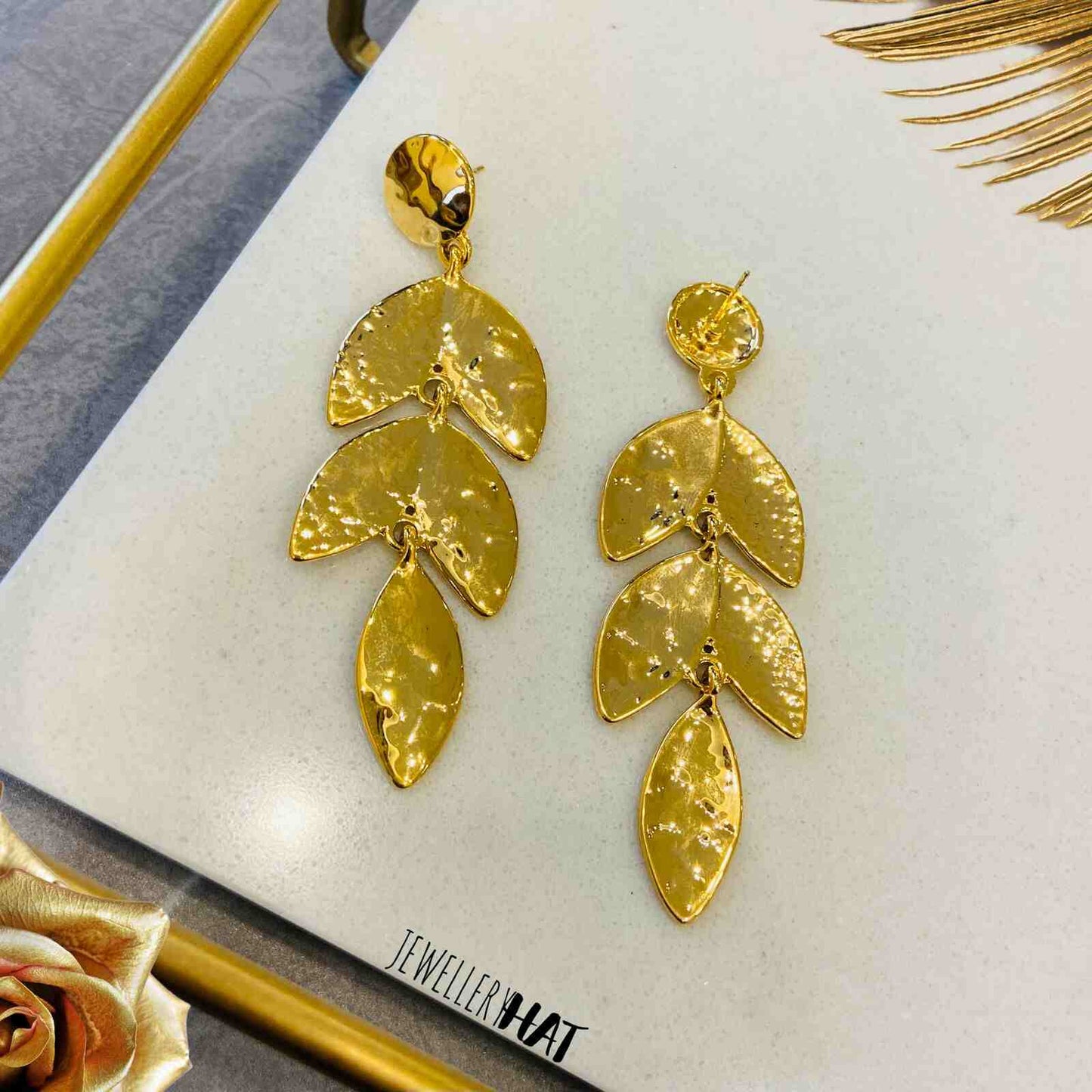 Gold Earrings Artificial