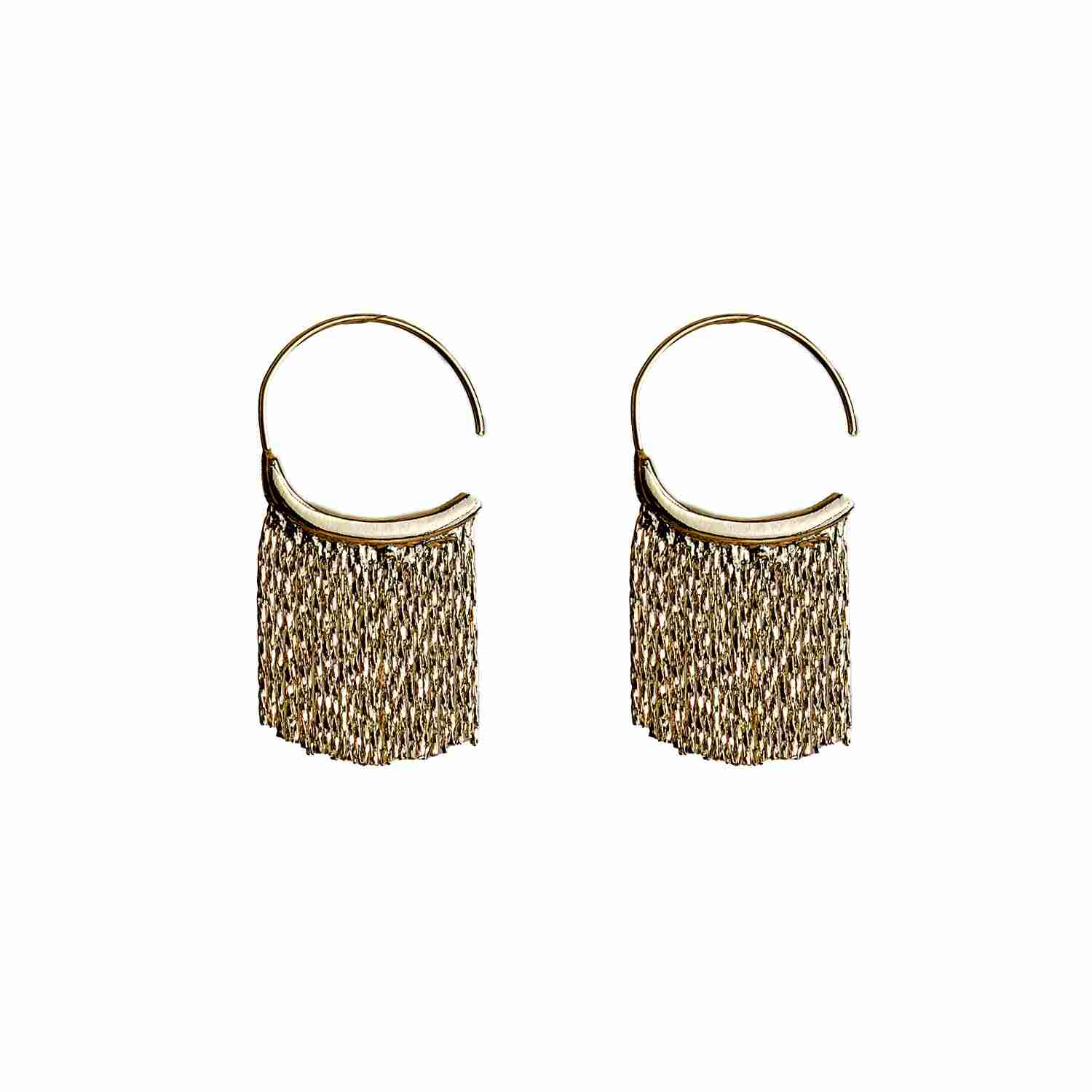 Gold Hangings for Earrings | Tassel Earrings for Women | Fashion Jewelry