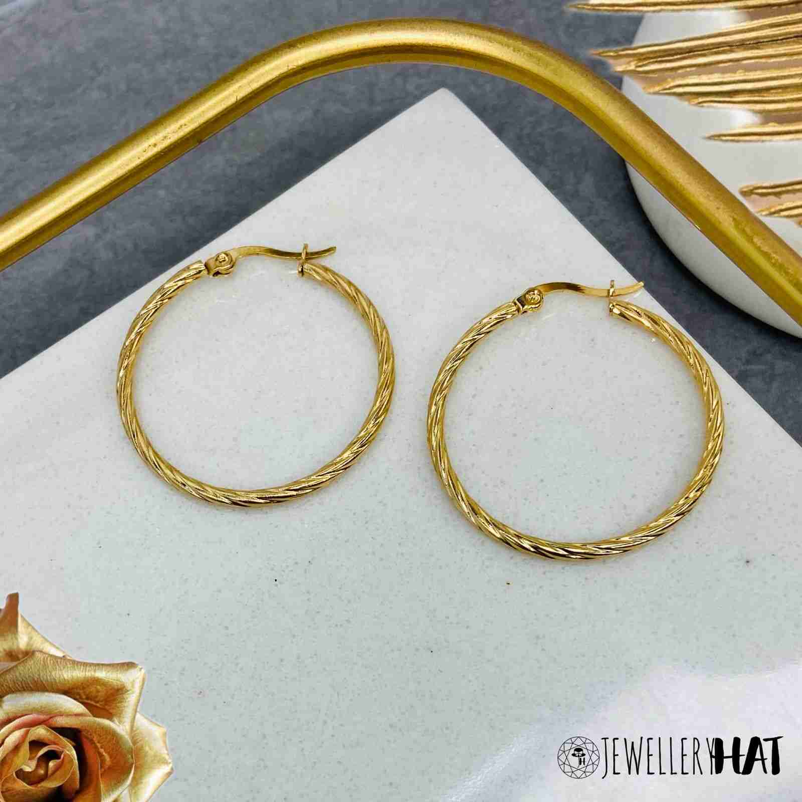 Gold Plated Bali Earrings