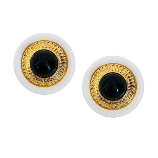 Button Earrings | Black Eye | Fashion Jewellery | Latest Earring Design 2023