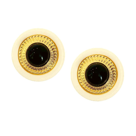 Button Earrings | Black Eye | Fashion Jewellery | Latest Earring Design 2023